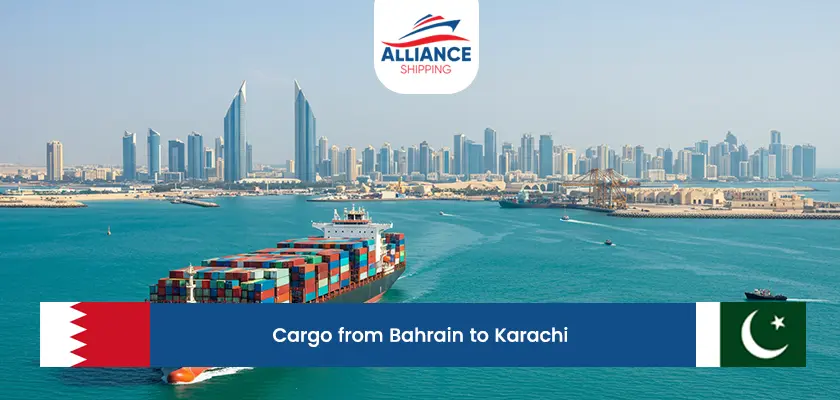 cargo from bahrain to karachi