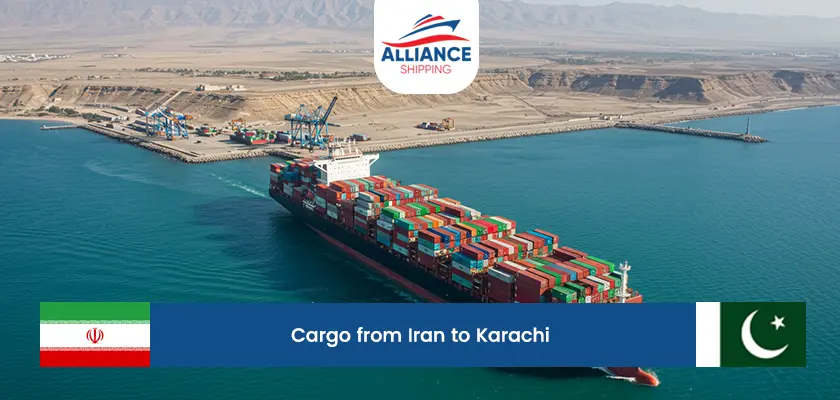 cargo from iran to karachi