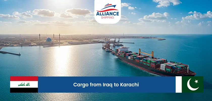 cargo from iraq to karachi