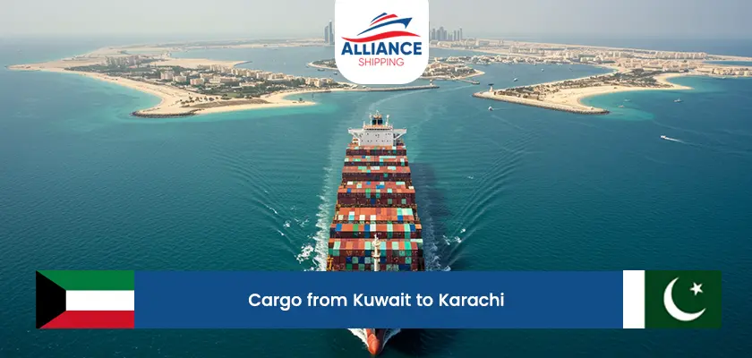 cargo from kuwait to karachi