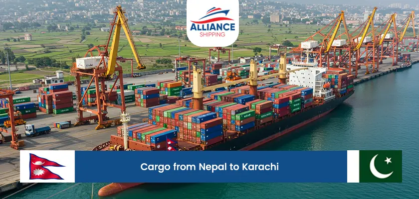 cargo from nepal to karachi