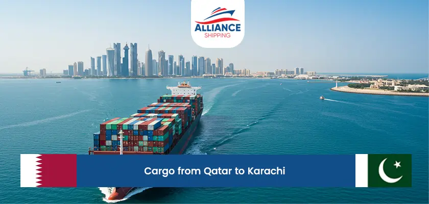 cargo from qatar to karachi