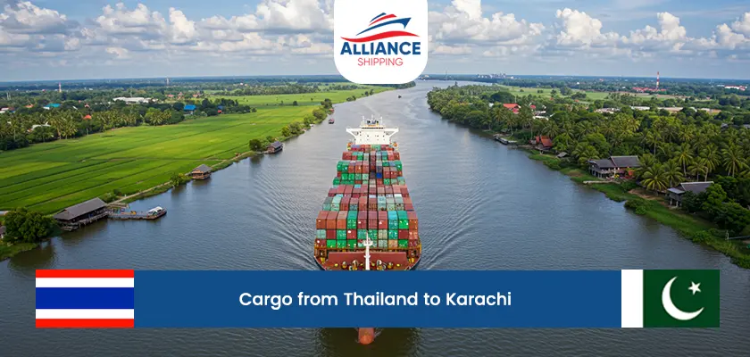 cargo from thailand to karachi
