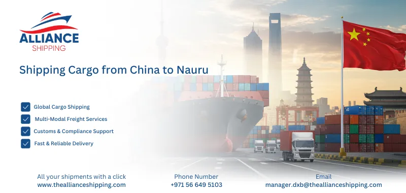 Shipping cargo from China to Nauru