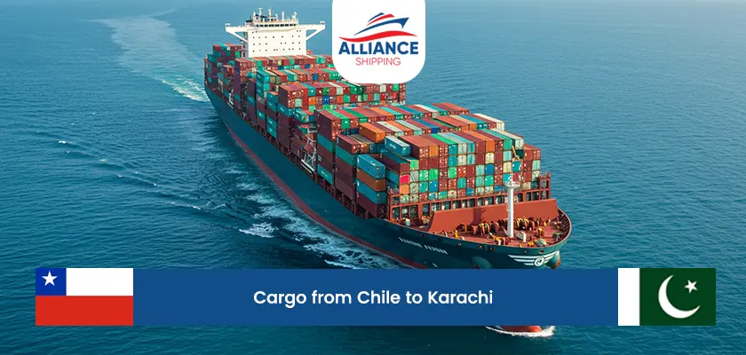 cargo from chile to karachi