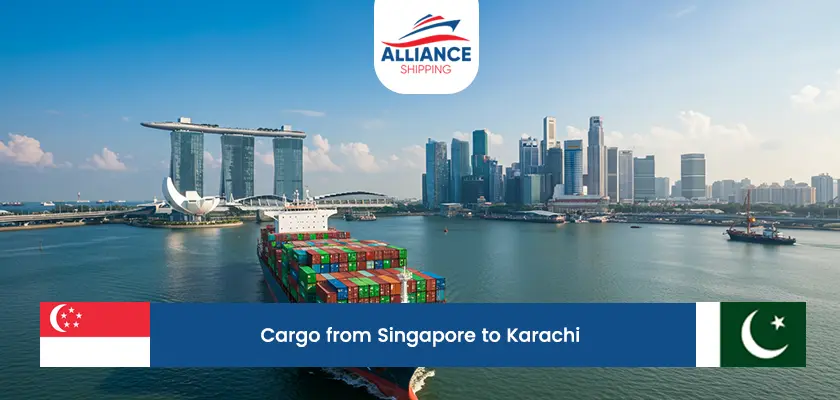 cargo from singapore to karachi